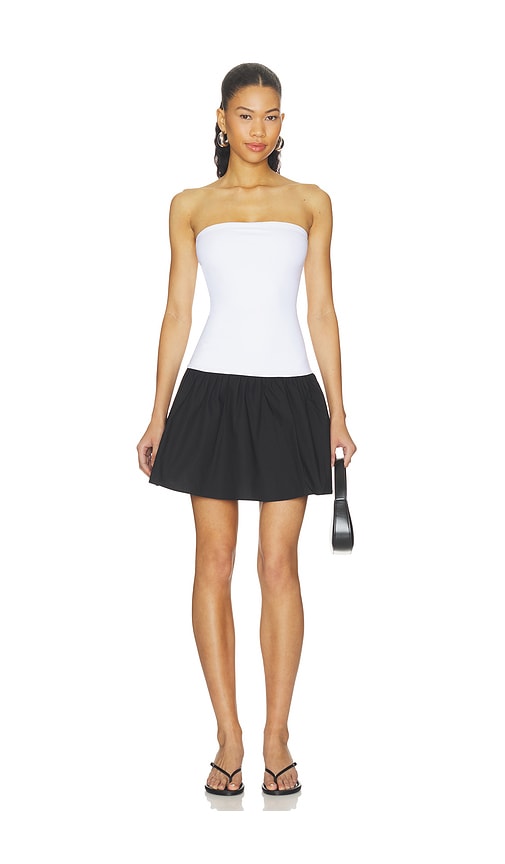 white office dress The Solid Color Lapel Midi Size:XS USA and formal business occasions 1-WOVEN Angel Maternity Annabella Knit