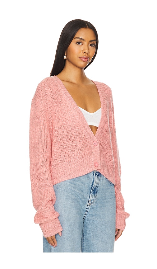 Shop Susana Monaco Mohair Sweater Cardigan In Hamptons