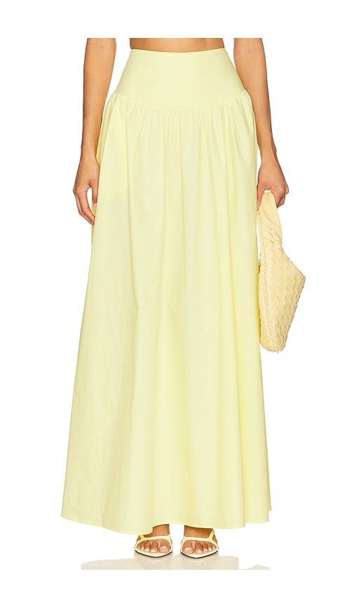 Drop Waist Skirt in Lemon. - size XS (also in L, M, S, XL)