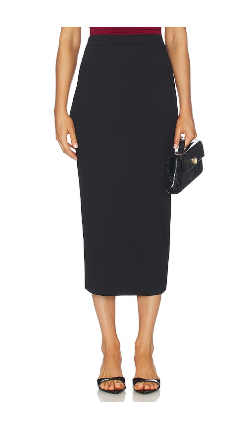 Susana Monaco Fitted Skirt In Black