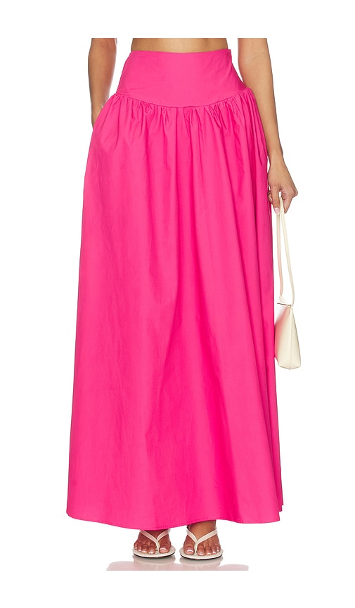 Susana Monaco Poplin Drop Waist Skirt
