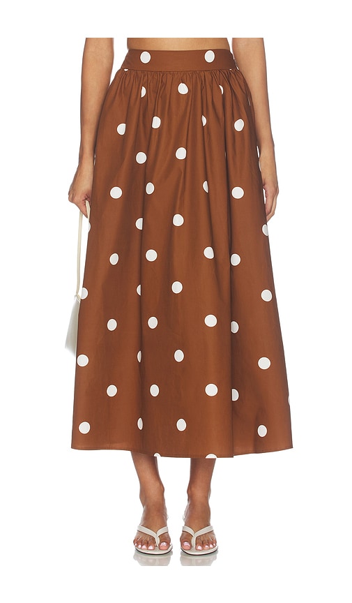 Susana Monaco Polka Dot Poplin Midi Skirt en Multi Taille XL Also en XS S M L 199 €