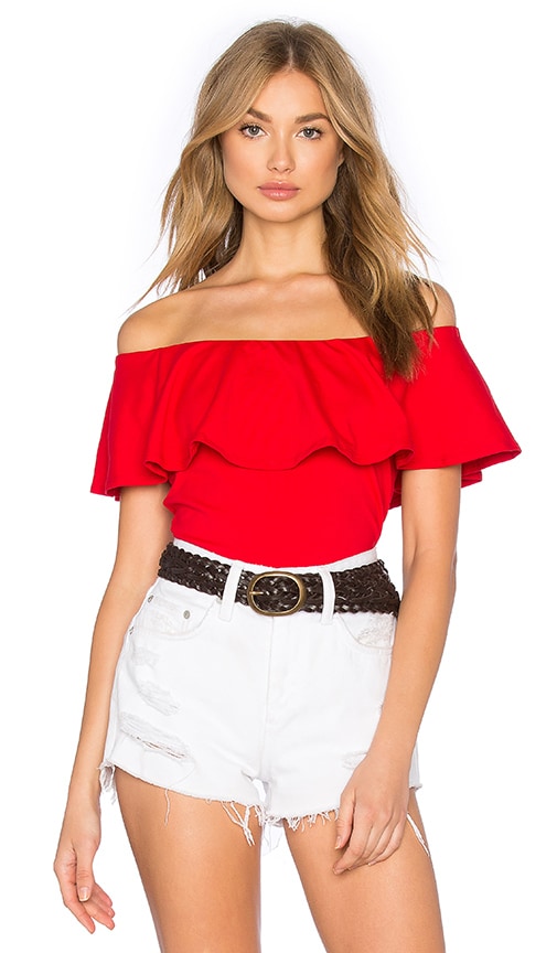Ruffle Off Shoulder Top