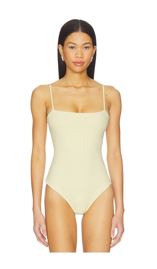 Susana Monaco String Bodysuit In Neutral
