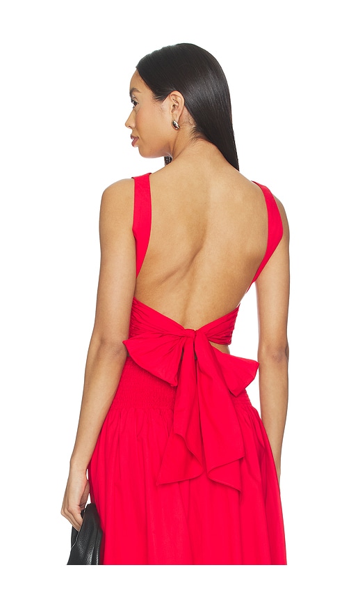 Susana Monaco Chemisier dcoup au dos en Red Taille S Also en 165 €
