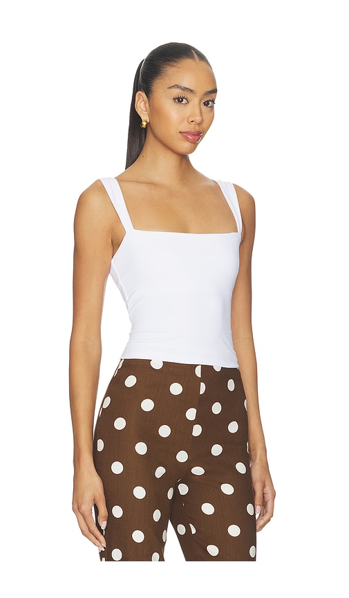 Susana Monaco Angle Strap Top In White