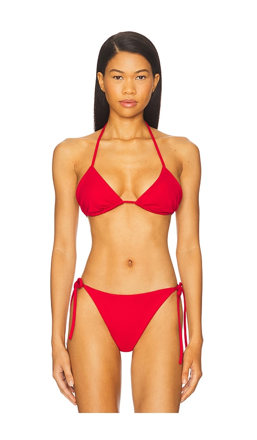 String Bikini Top in Red. - size L (also in M, S, XL, XS) - Susana Monaco - Modalova