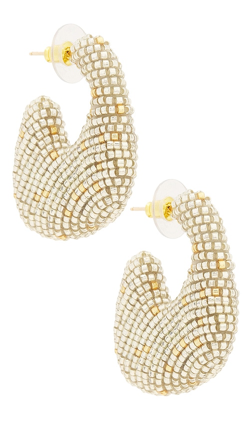 Shop Susana Vega Aria Earrings In 银色