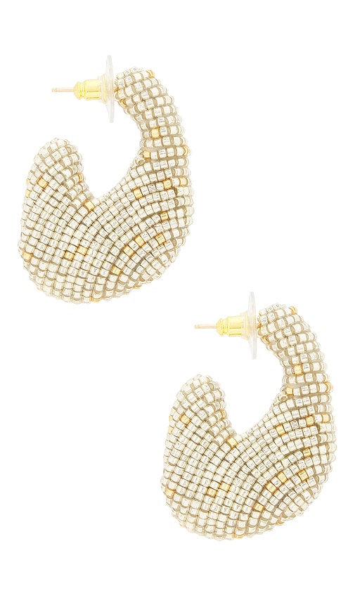 Shop Susana Vega Aria Earrings In 银色