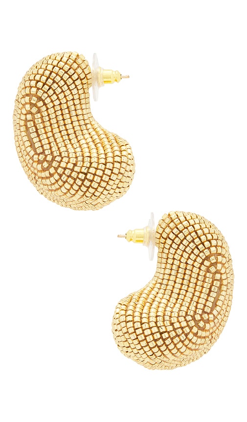 Shop Susana Vega Arele Earrings In 金色