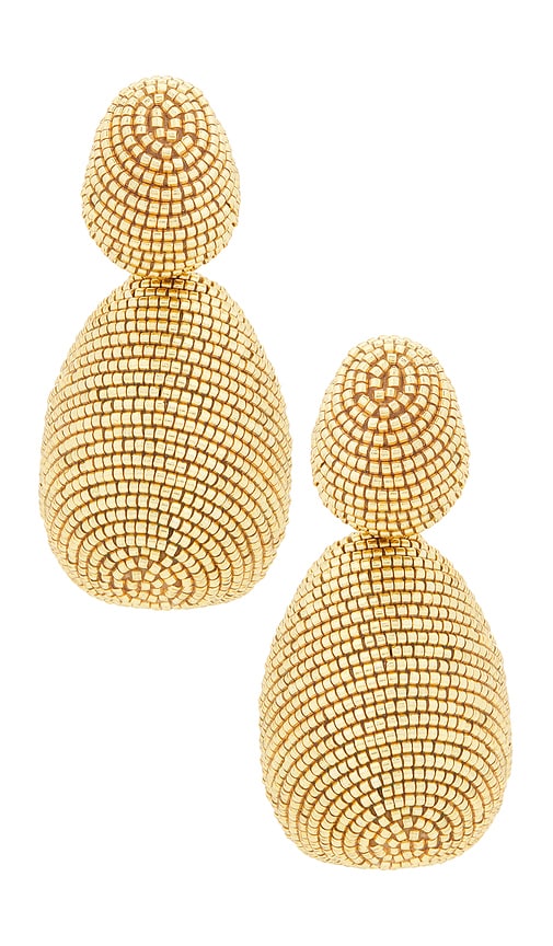 Shop Susana Vega Che Che Earrings In 金色