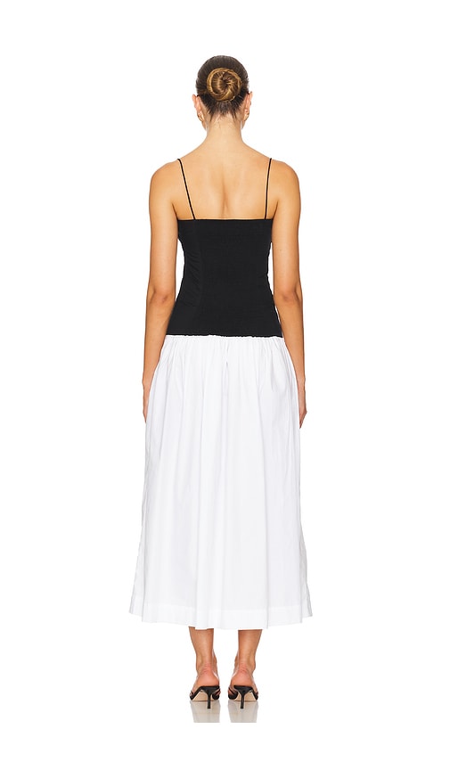  Swf Kleid Drop Waist In Black,white. Größe M. Also In L. 