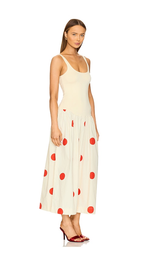 S/w/f Stretch Singlet Midi Dress In Spot Check