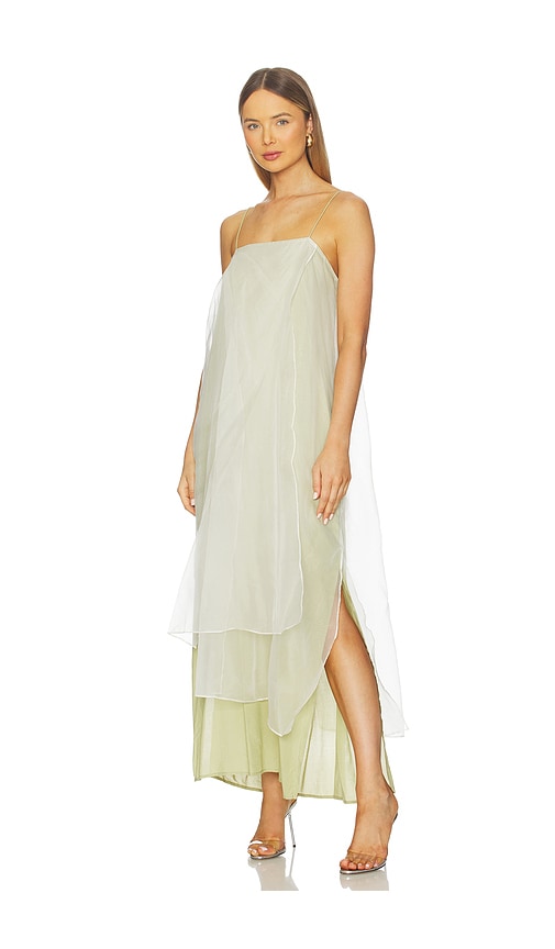 S/w/f X Revolve Sheer Slip Maxi Dress In Green