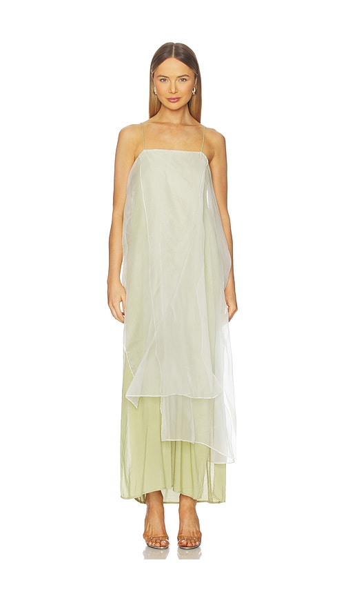S/w/f X Revolve Sheer Slip Maxi Dress In Green