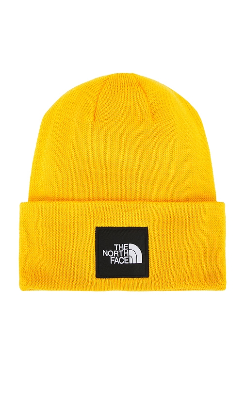 The North Face Big Box Beanie In Yellow