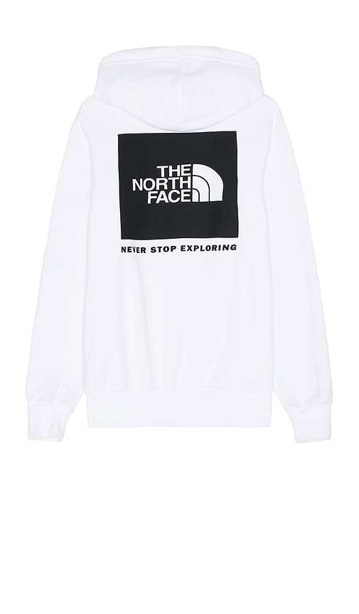 The North Face Box NSE Pullover Hoodie in Tnf White & Tnf Black