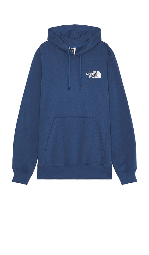 Shop The North Face Men's Box Nse Pullover Hoodie In Blue