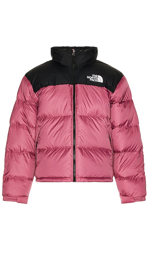 The North Face 1996 Retro Nuptse Down Puffer Jacket in Black and Red