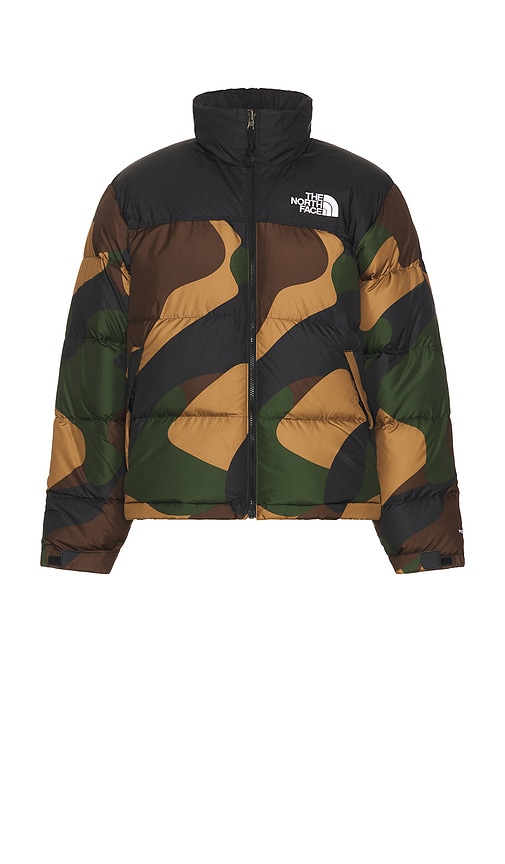 Camo the north face jacket online