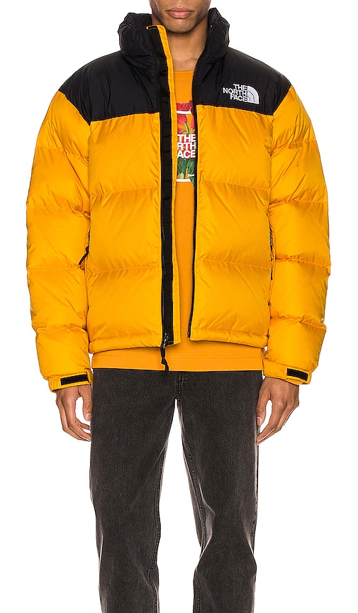 Shop The North Face 1996 Nuptse Jacket In Summit Gold