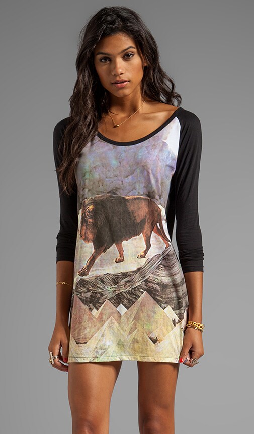 Cloudy Raglan Dress