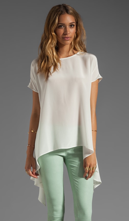 Uneven Hemline Top