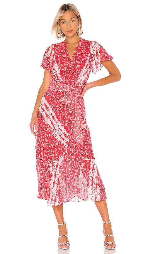 tanya taylor floral blaire wrap dress