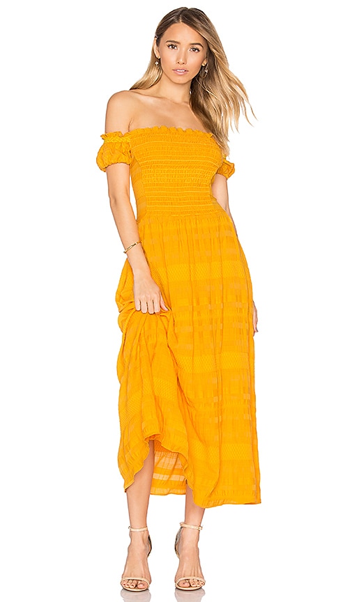 tanya taylor yellow dress