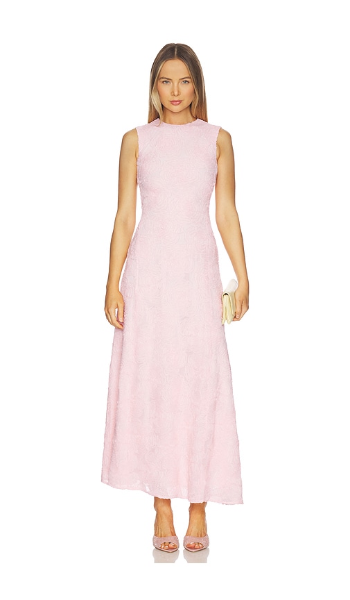 ROTATE Mesh Maxi Dress