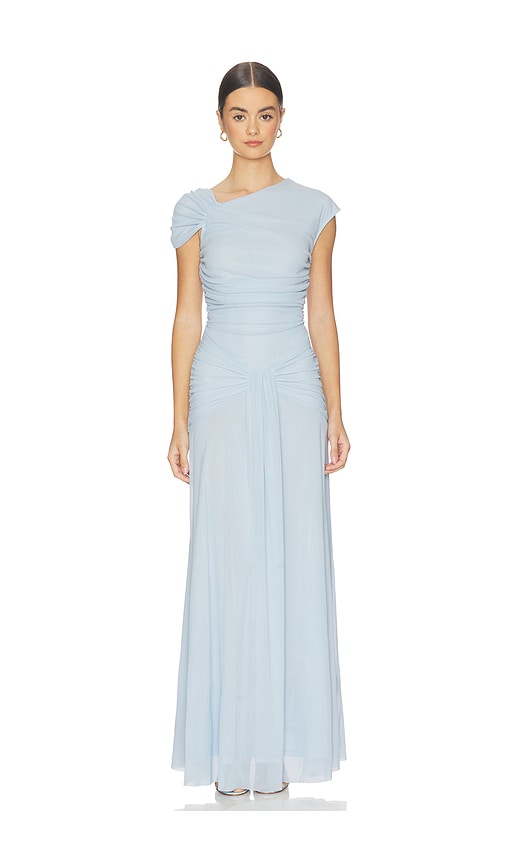 ROTATE Maxi Asymmetric Dress | Thumbnail 3