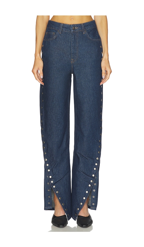 ROTATE Buttoned Wide Leg