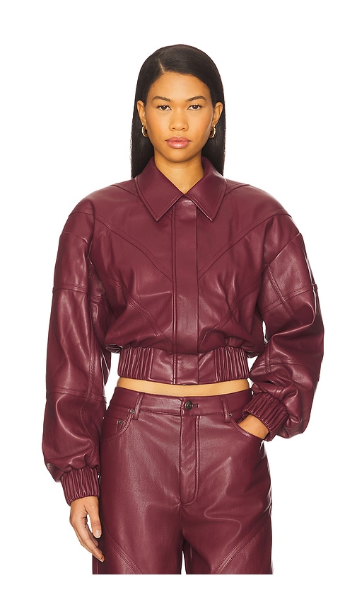Bomber Jacket in Burgundy. - size 32 (also in 34, 36, 38, 42, 44) - ROTATE - Modalova