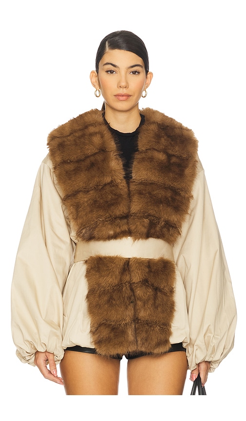 ROTATE Donatella Short Jacket in Cement