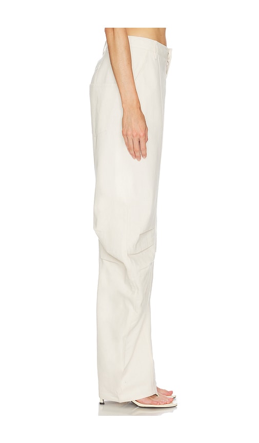  Rotate Hosen Linen Suiting In Beige. Größe 32. Also In 34. 