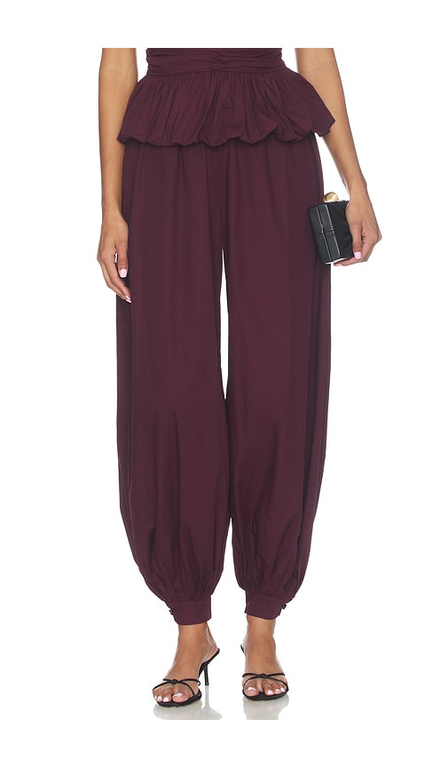 ROTATE Balloon Pleated Pants in Purple. - size 36 (also in 38, 40, 42)