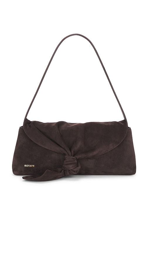 ROTATE Suede Knot Scarf Bag