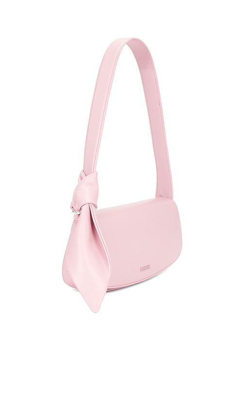  Rotate Tasche Leather Knot Strap In Pink. 
