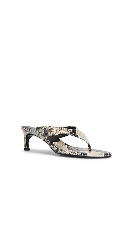  Rotate Kitten Heel Mule In Grey. Size 36. Also In 40. 
