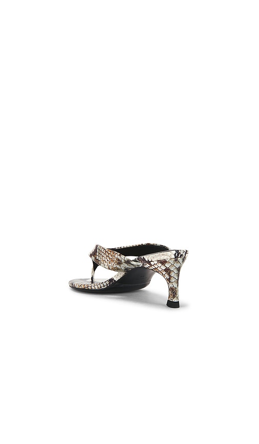  Rotate Kitten Heel Mule In Grey. Size 36. Also In 40. 