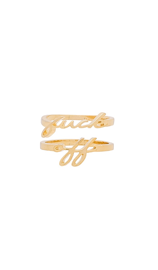 Fuck Off Ring Set
