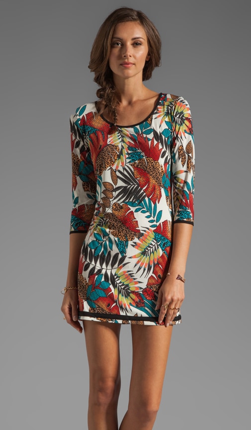 3/4 Sleeve Mini Dress