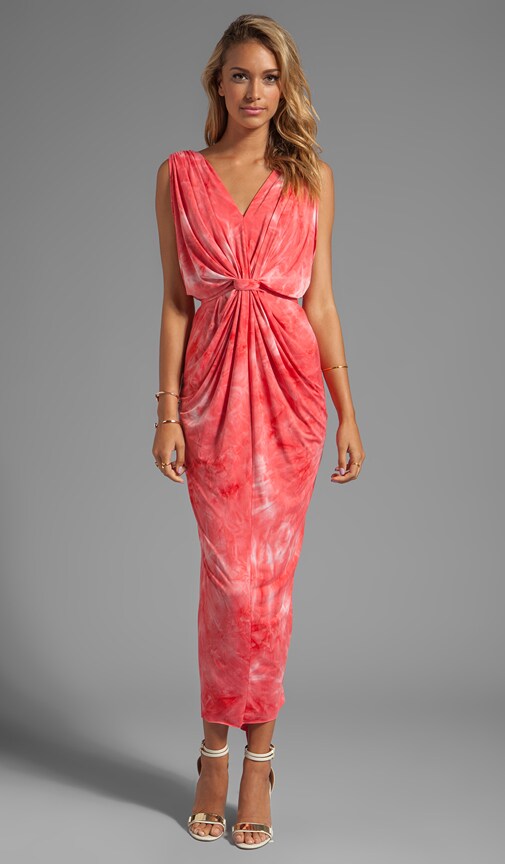 Drape Sleeve Maxi Dress
