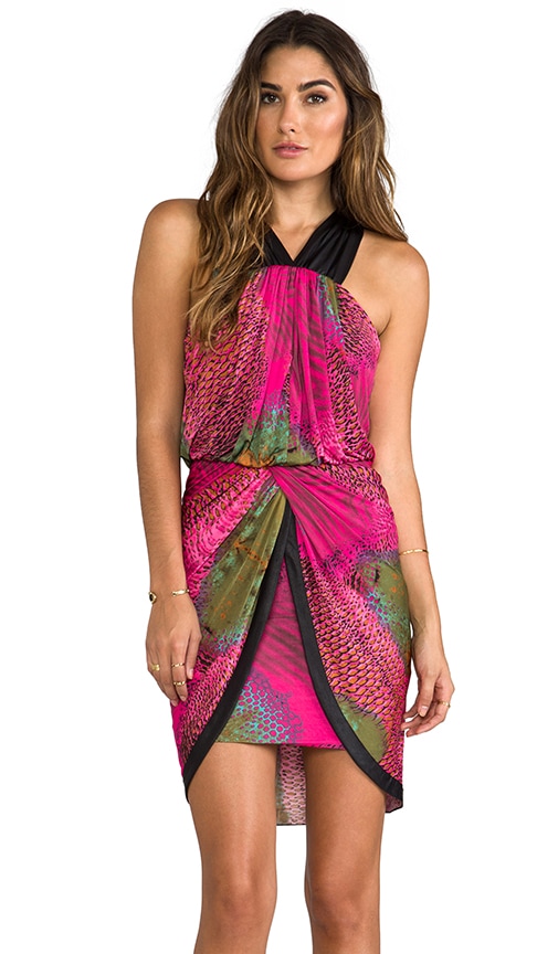 Cross Back Tulip Dress