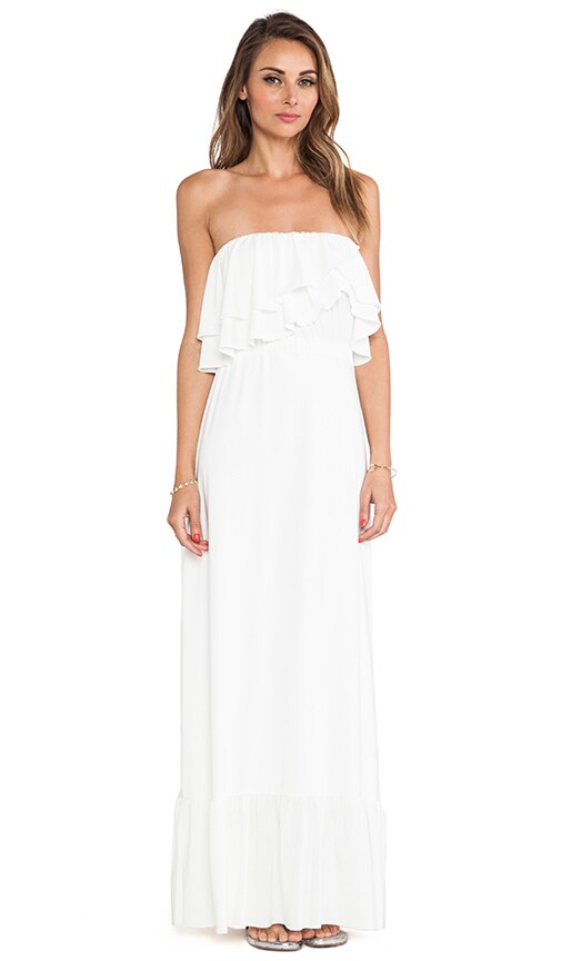 Strapless Ruffle Top Dress