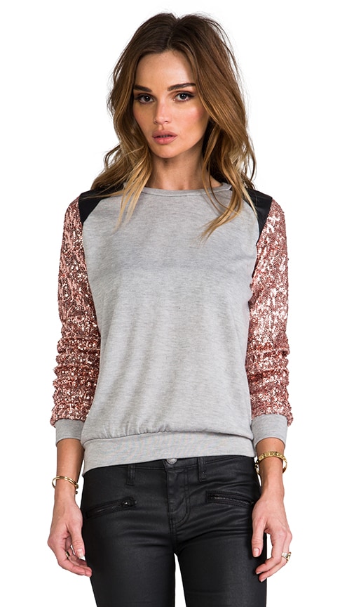 Embellished Sleeve Sweater