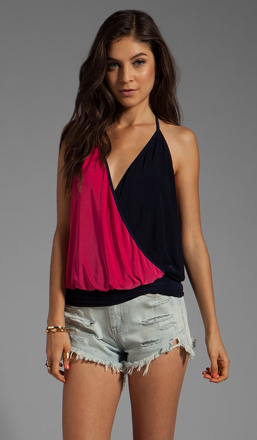 Wrap Front Halter Top