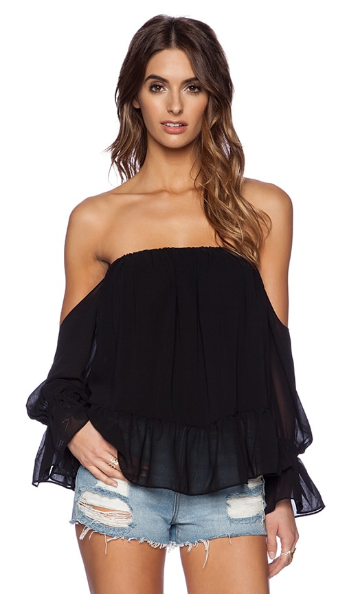 Long Sleeve Off the Shoulder Top