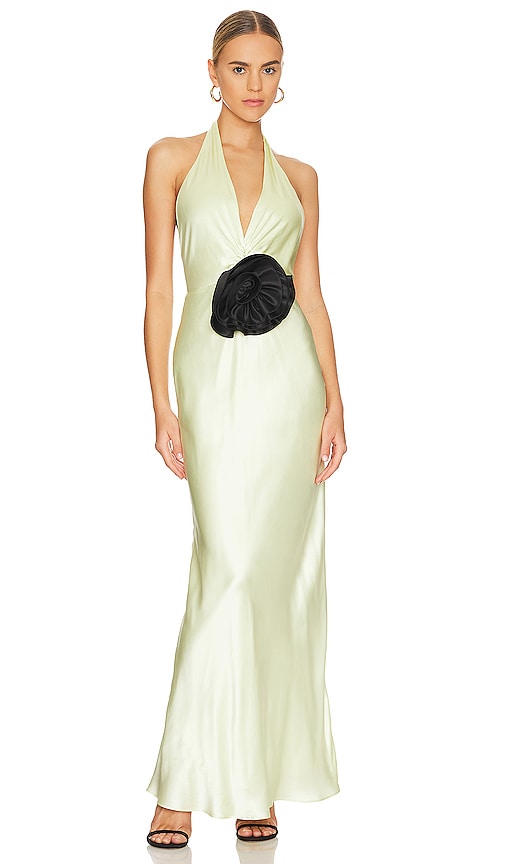 the bar bridesmaid dresses HENRI GOWN PISTACHIO – The Bar main image 0
