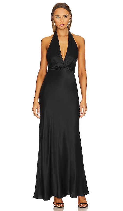 Shop The Bar Grayson Gown In Black